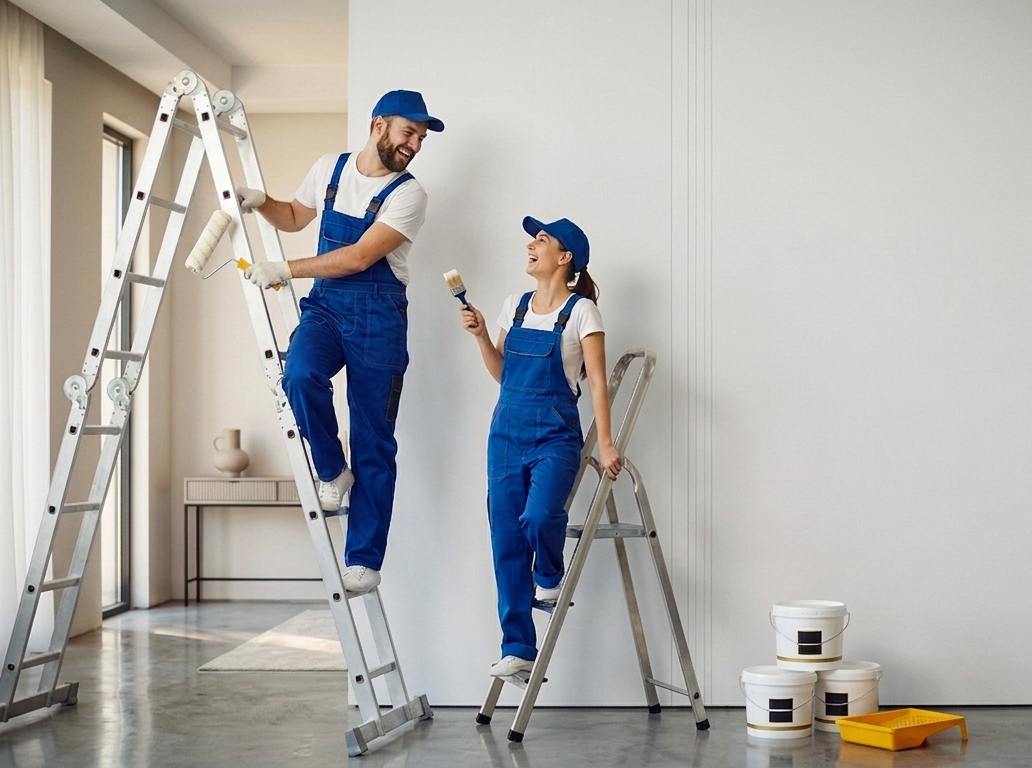 Brotet Coat Painting Experts at Work