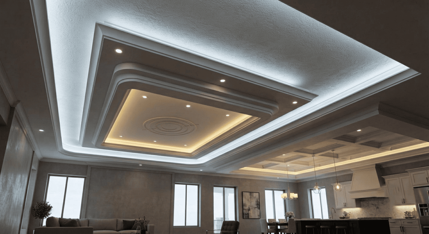 Layered & Dropped Ceilings
