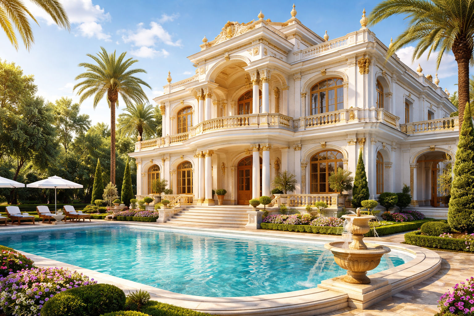 Luxury Villa Painting